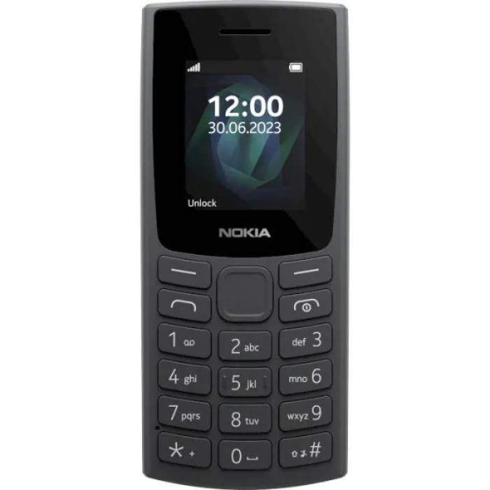 Мобільний телефон Nokia 105 Charcoal TA-1569 (no charger) Діагональ дисплея 1.77