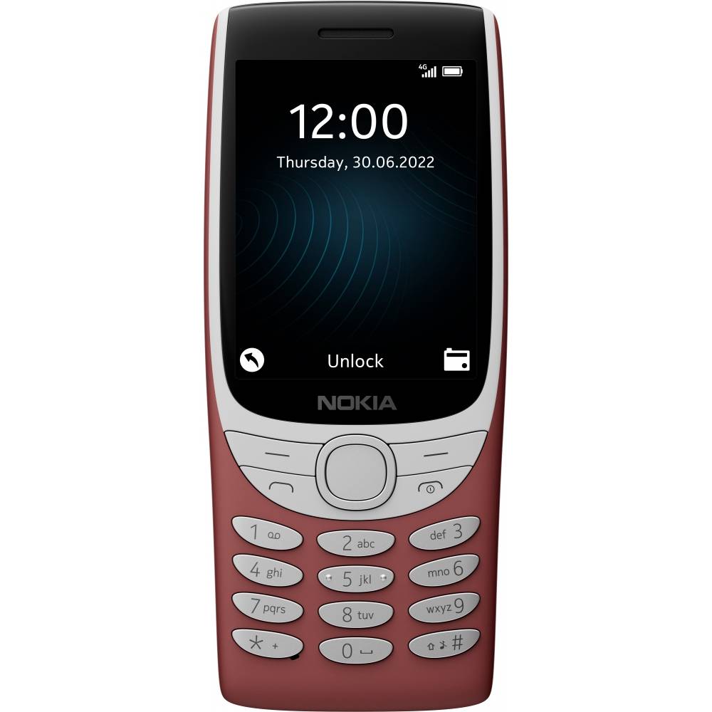 Мобильный телефон NOKIA 8210 4G (TA-1489 DS RED) Матрица TFT