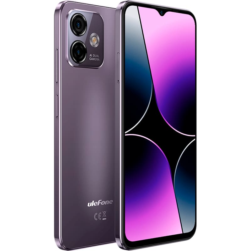 Внешний вид Смартфон ULEFONE Note 16 Pro 8/128GB Dual Sim Midnight Violet