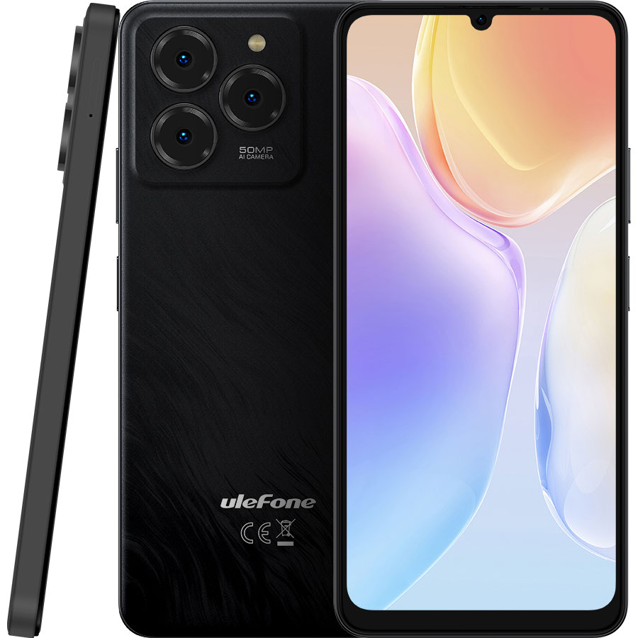 Смартфон ULEFONE Note 20 Pro 4/128GB 4G Satin Black (78320) Вбудована пам’ять, Гб 128