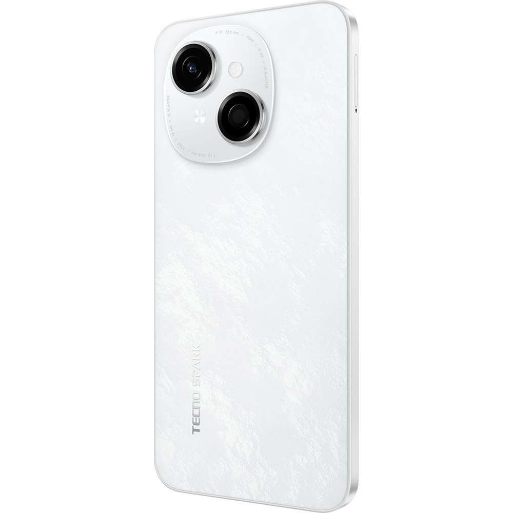 Смартфон TECNO Spark Go 1 (KL4) 3/128ГБ Glittery White (4894947037849) Оперативна пам'ять, Гб 3