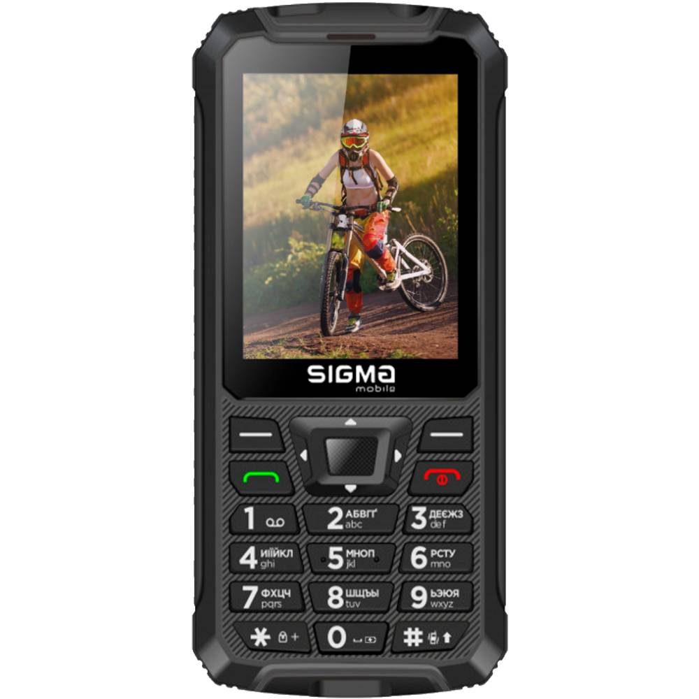 Мобильный телефон SIGMA X-treme PR68 Dual Sim Black (4827798122419) Матрица TFT