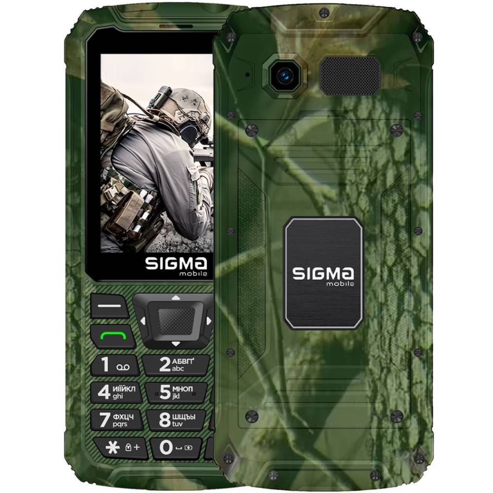 Мобільний телефон SIGMA X-treme PR68 Dual Sim Khaki (4827798122426)