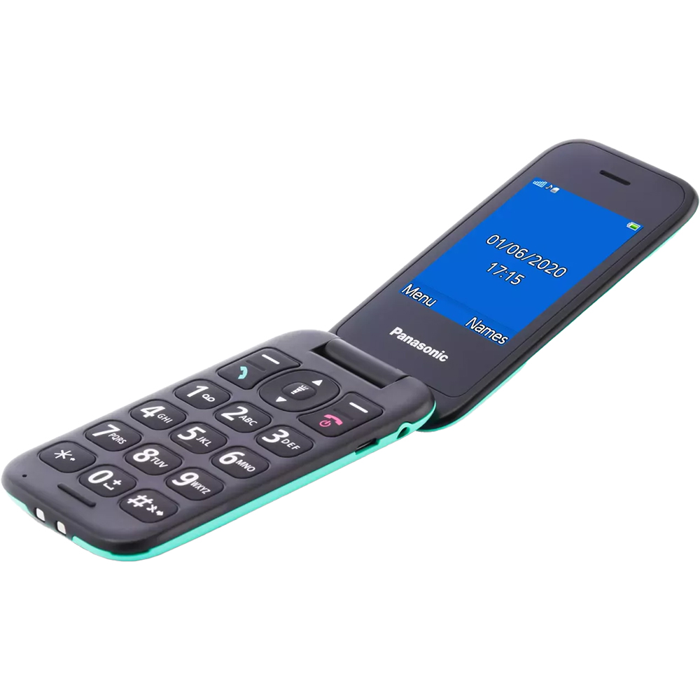 Мобільний телефон PANASONIC KX-TU400EXC Turquoise Діагональ дисплея 2.4