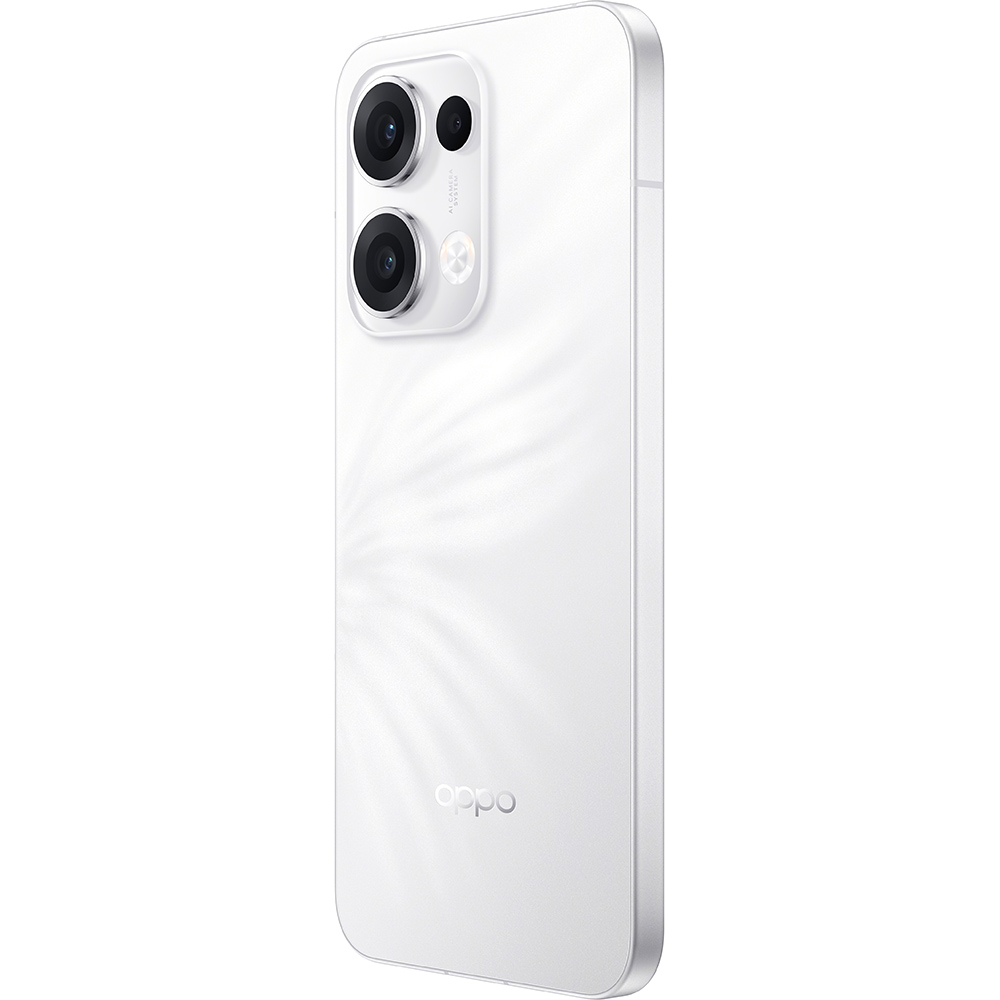 Зовнішній вигляд Смартфон OPPO Reno13 12/256GB Plume White (6932169363051)