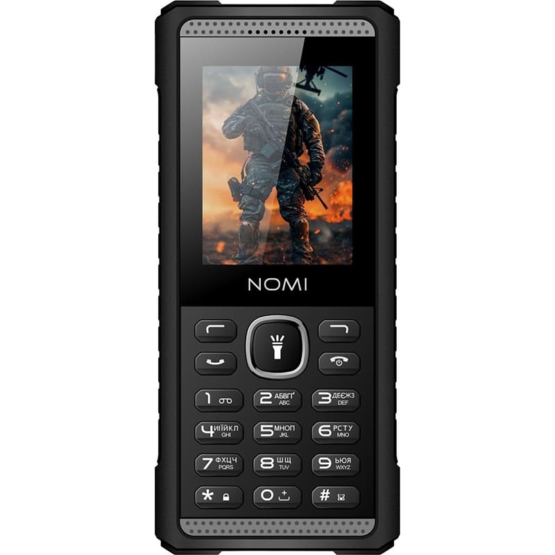Телефон NOMI i2420 Black-Grey Телефон NOMI i2420 Black-Grey