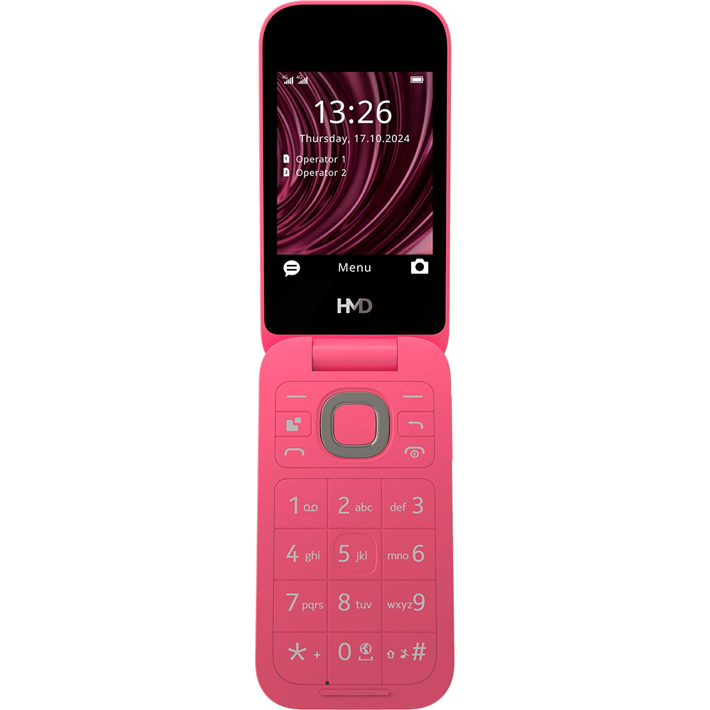 Мобильный телефон HMD 2660 FLIP TA-1711 Dual Sim Red (1GF033CPC1C01) Матрица TFT