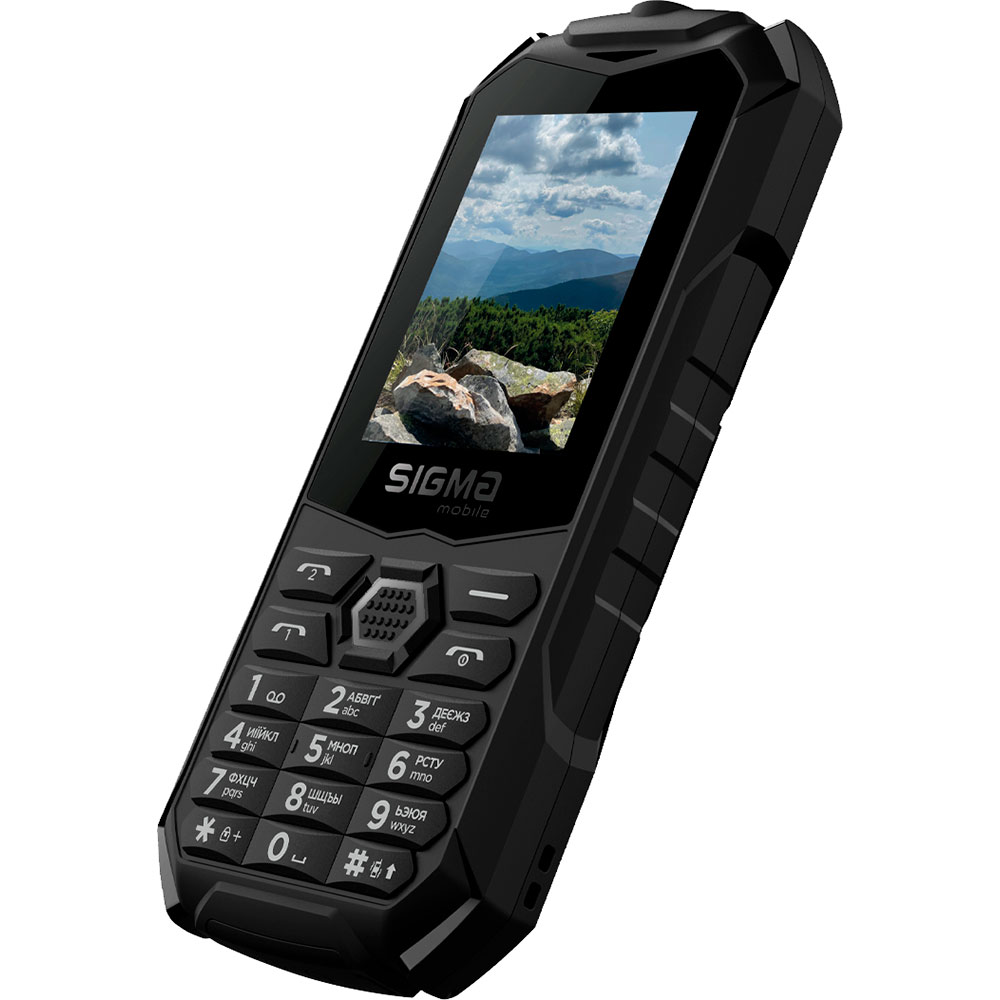 Мобільний телефон SIGMA X-treme PV68 Dual Sim Black (4827798738214) Акумулятор 2500