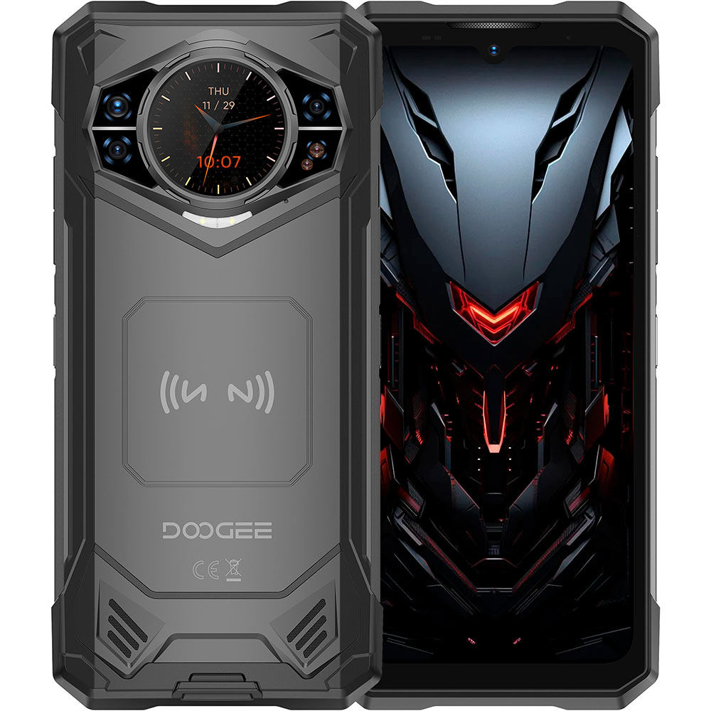 Смартфон DOOGEE S200X 5G 12/512GB Dual Sim Black (6923740243411)
