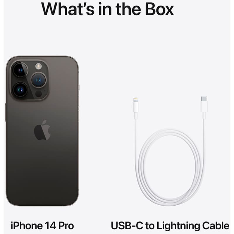 Зображення Смартфон BREEZY Apple iPhone 14 Pro 256GB Space Black (REF A) (2AMQ0T3)