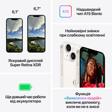Смартфон BREEZY Apple iPhone 14 plus 128 Gb Starlight REF A (2AMQ3T3)