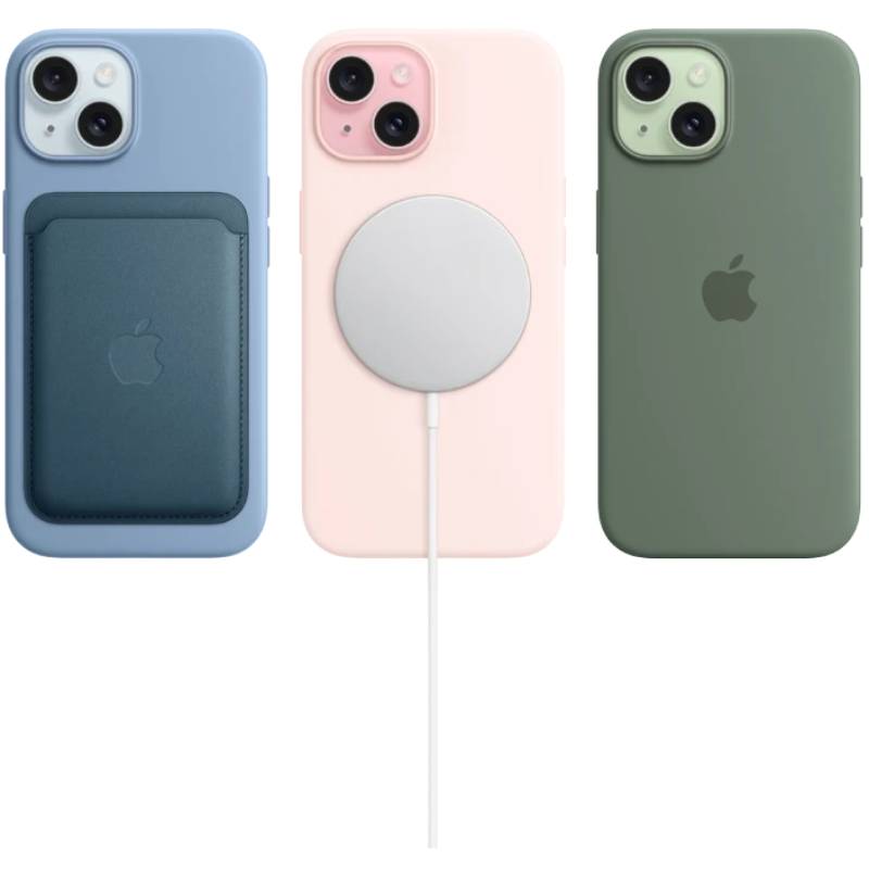 Смартфон BREEZY Apple iPhone 15 128 Gb Black REF A  e-SIM (2AMTLV3) Матрица OLED Super Retina XDR