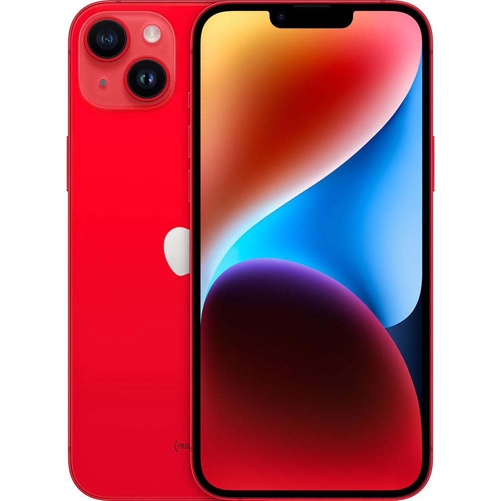 Смартфон BREEZY Apple iPhone 14 plus 128 Gb PRODUCT Red REF A e-SIM (2AMQ3V3)