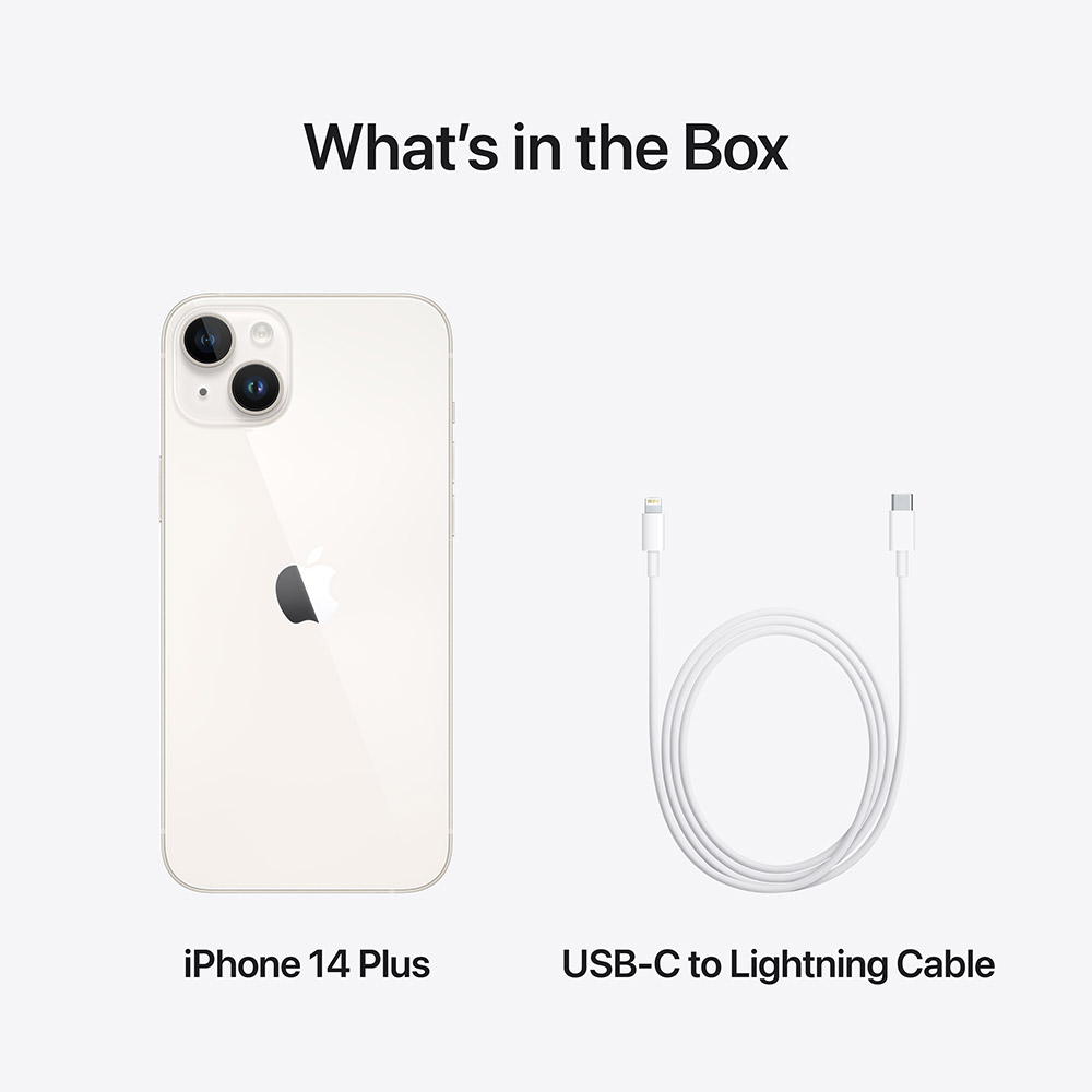 Изображение Смартфон BREEZY Apple iPhone 14 plus 256 Gb Starlight REF A e-SIM (2AMQ3Y3)