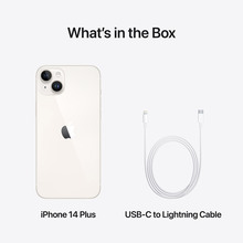 Смартфон BREEZY Apple iPhone 14 plus 256 Gb Starlight REF A e-SIM (2AMQ3Y3)
