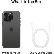 Смартфон BREEZY Apple iPhone 15 Pro Max 256 GB Black Titanium REF A+ e-SIM (2QMU663)