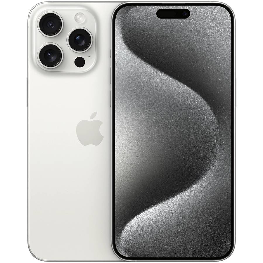 Смартфон BREEZY Apple iPhone 15 Pro Max 1TB White Titanium REF A+ e-SIM (2QMU6G3)