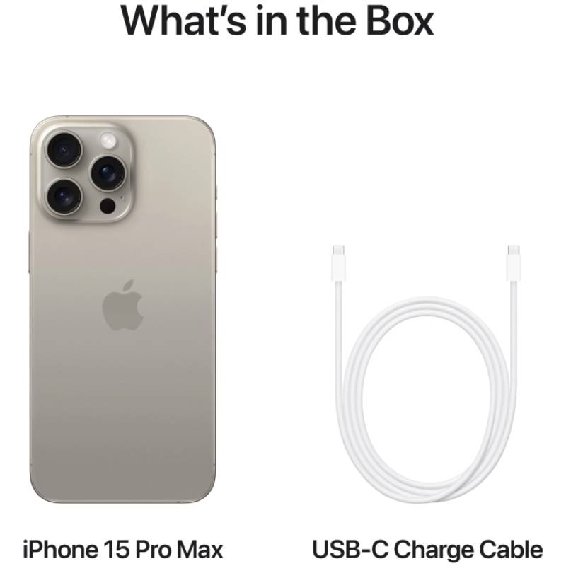 Фото Смартфон BREEZY Apple iPhone 15 Pro Max 1TB Natural Titanium REF A+ e-SIM (2QMU6H3)
