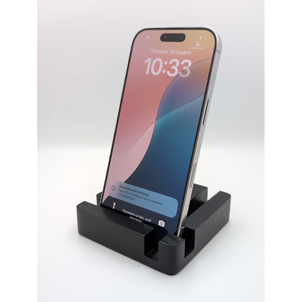 Б/у APPLE iPhone 16 Pro 128Gb White Titanium FYOOCHA (USED, Grade A) Матрица OLED Super Retina XDR