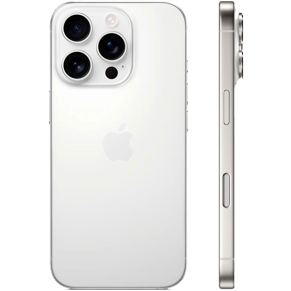 Смартфон FYOOCHA Apple iPhone 16 Pro 128Gb White Titanium (iP16Pr12WhT_A) Матриця OLED Super Retina XDR