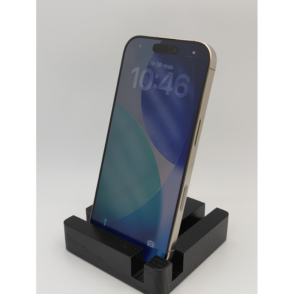 Б/у APPLE iPhone 16 Pro 256GB Natural Titanium FYOOCHA (USED, Grade A) Матрица OLED Super Retina XDR