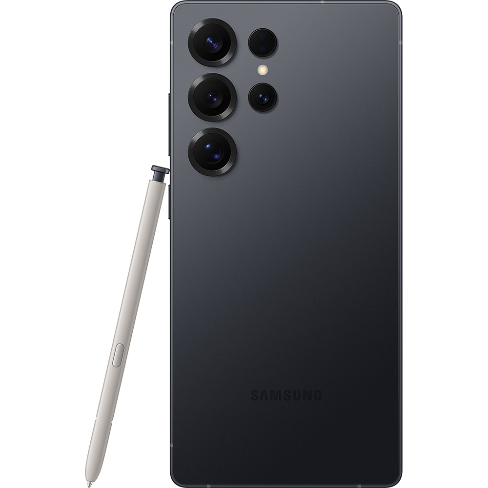 Зовнішній вигляд Смартфон SAMSUNG Galaxy S25 Ultra 12/1Tb Titanium Jetblack (SM-S938BAKHEUC)
