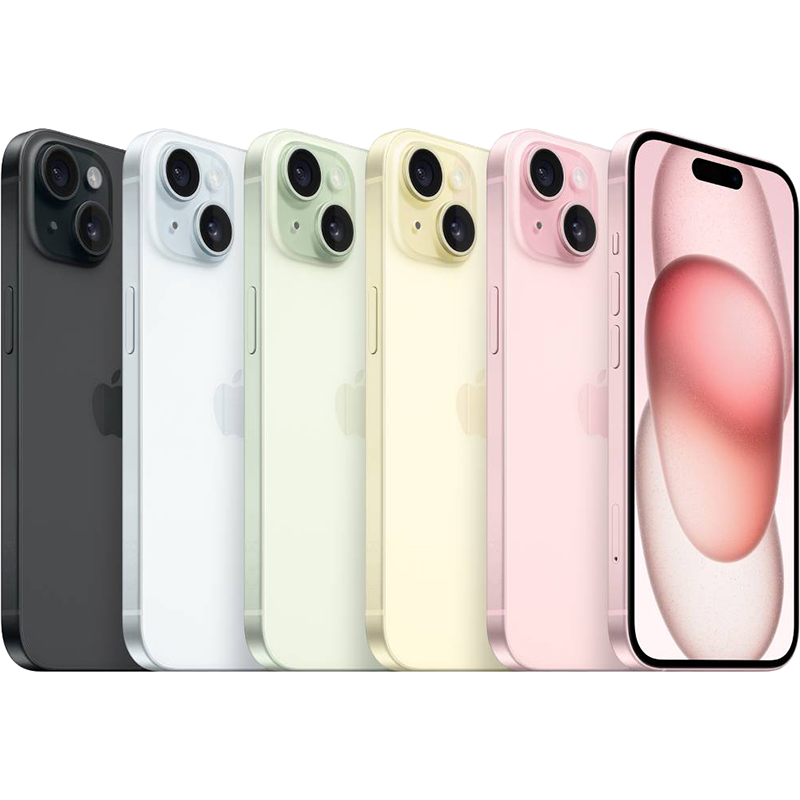 Смартфон BREEZY Apple iPhone 15 128GB Pink (REF A+) (2QMTP13) Матриця OLED Super Retina XDR
