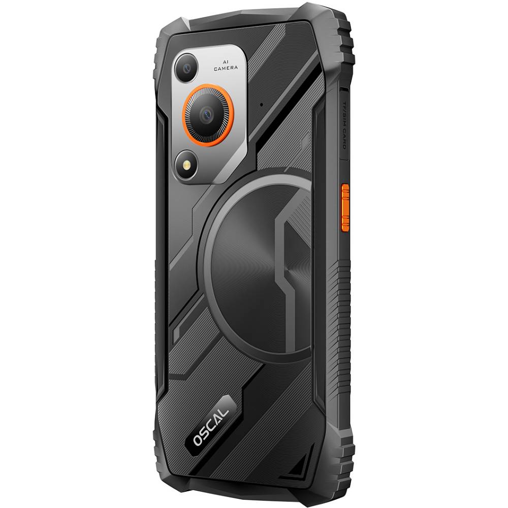Смартфон OSCAL Marine 1 4/128GB Dual Sim Black Матрица IPS