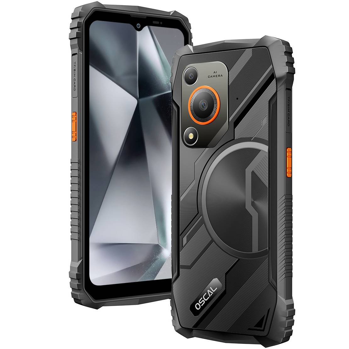 Внешний вид Смартфон OSCAL Marine 1 4/128GB Dual Sim Black