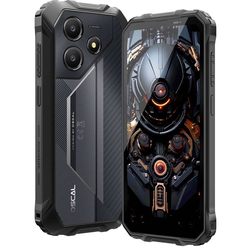 Внешний вид Смартфон OSCAL Marine 2 8/256GB Dual Sim Black