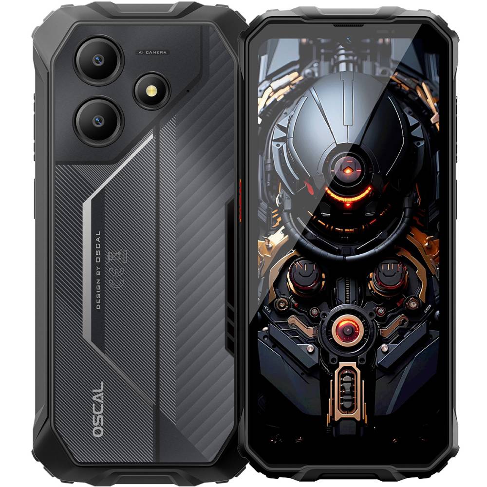 Смартфон OSCAL Marine 2 8/256GB Dual Sim Black Встроенная память, Гб 256