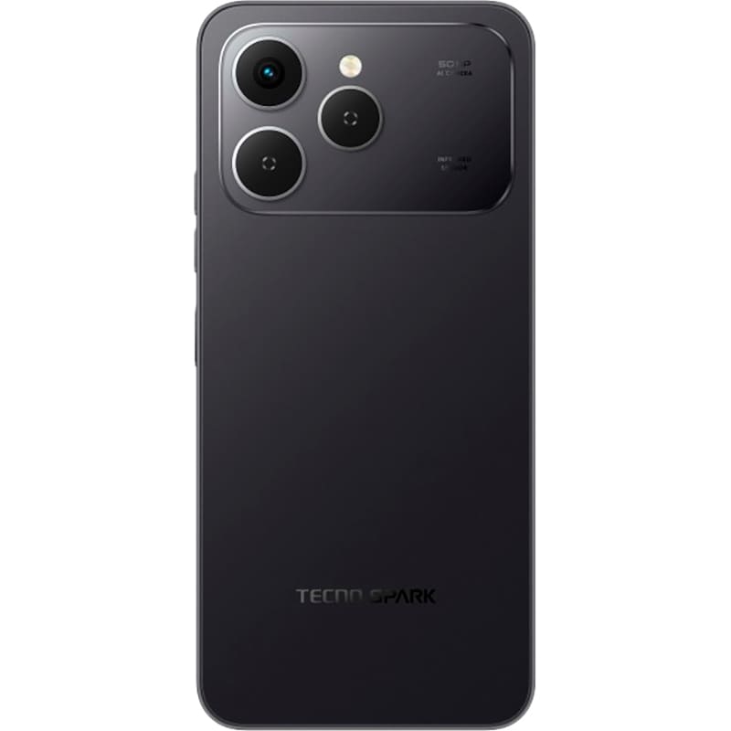 В Украине Смартфон TECNO Spark 40 KM5n 8/256GB Dual Sim Ink Black (4894947091551)