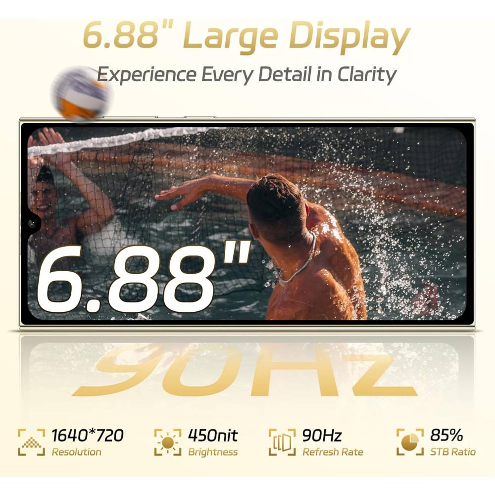 Зовнішній вигляд Смартфон OUKITEL C61 4/128GB Dual Sim Black