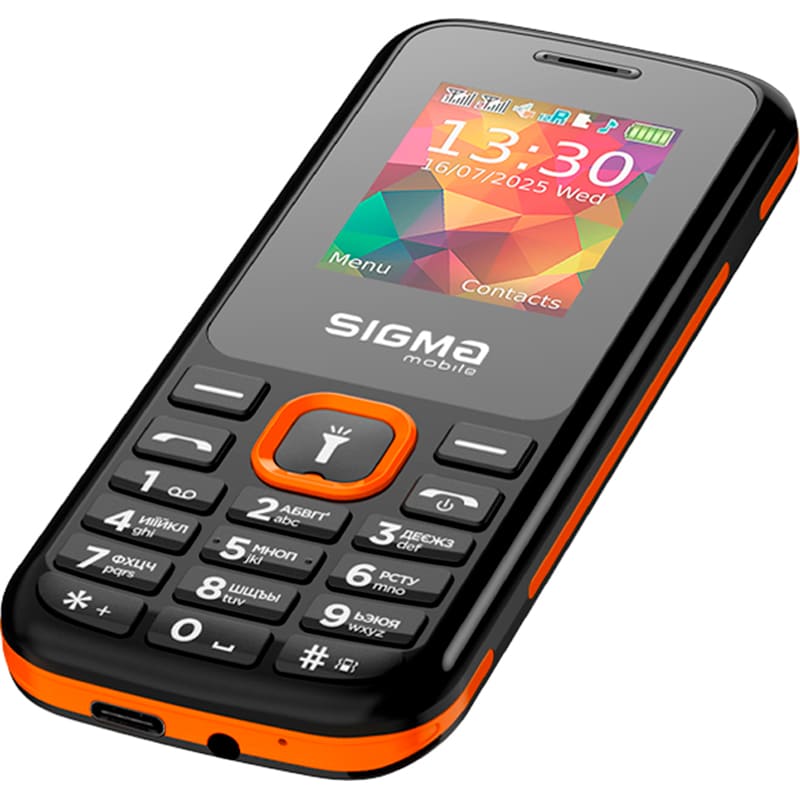 Мобільний телефон SIGMA X-style 171 MINI Dual Sim Black/Orange (4827798813737) Матриця TFT