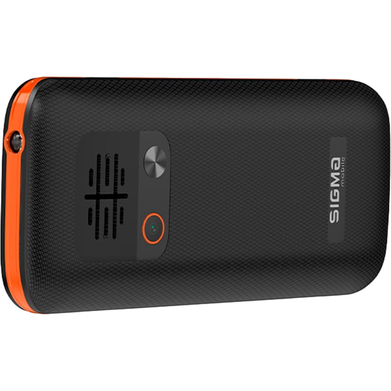 Зовнішній вигляд Мобільний телефон SIGMA X-style 171 MINI Dual Sim Black/Orange (4827798813737)