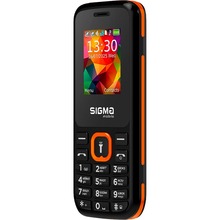 Мобільний телефон SIGMA X-style 171 MINI Dual Sim Black/Orange (4827798813737)