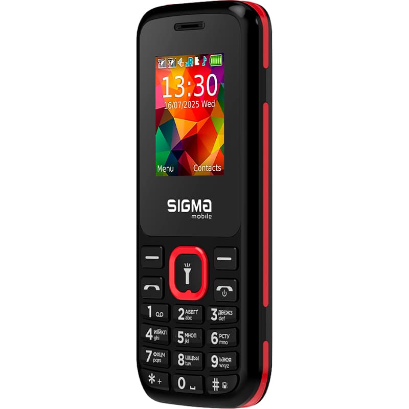 Мобильный телефон SIGMA X-style 171 MINI Dual Sim Black/Red (4827798813744) Диагональ дисплея 1.77