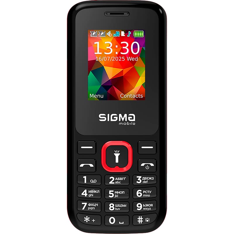 Мобильный телефон SIGMA X-style 171 MINI Dual Sim Black/Red (4827798813744)