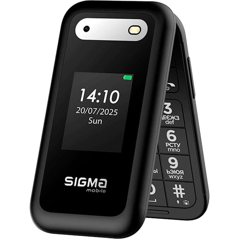 Мобільний телефон SIGMA X-style 281 Clik Dual Sim Black (4827798151419) Діагональ дисплея 2.8