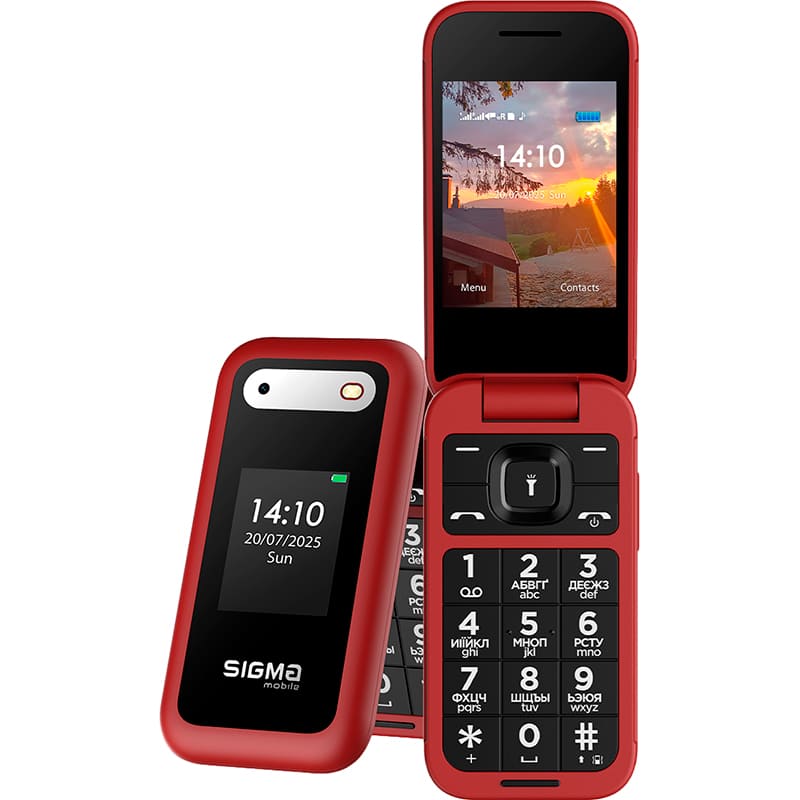 Мобильный телефон SIGMA X-style 281 Clik Dual Sim Red (4827798151426) Мобильный телефон SIGMA X-style 281 Clik Dual Sim Red (4827798151426)