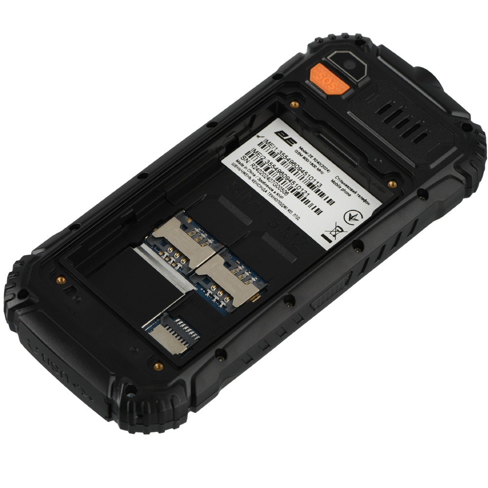 Мобильный телефон 2E R240 2025 Dual Sim Black (694743657623) Внешний вид Мобильный телефон 2E R240 2025 Dual Sim Black (694743657623)