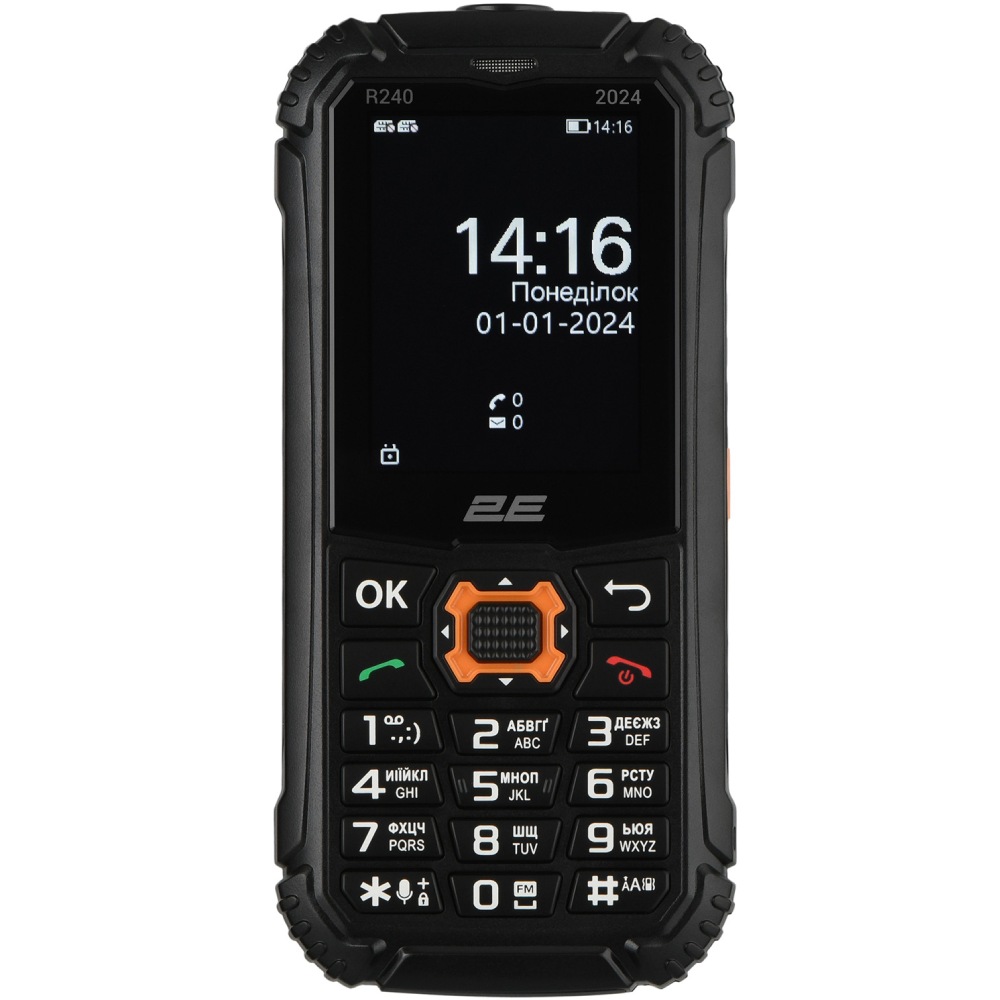 Мобильный телефон 2E R240 2025 Dual Sim Black (694743657623) Мобильный телефон 2E R240 2025 Dual Sim Black (694743657623)