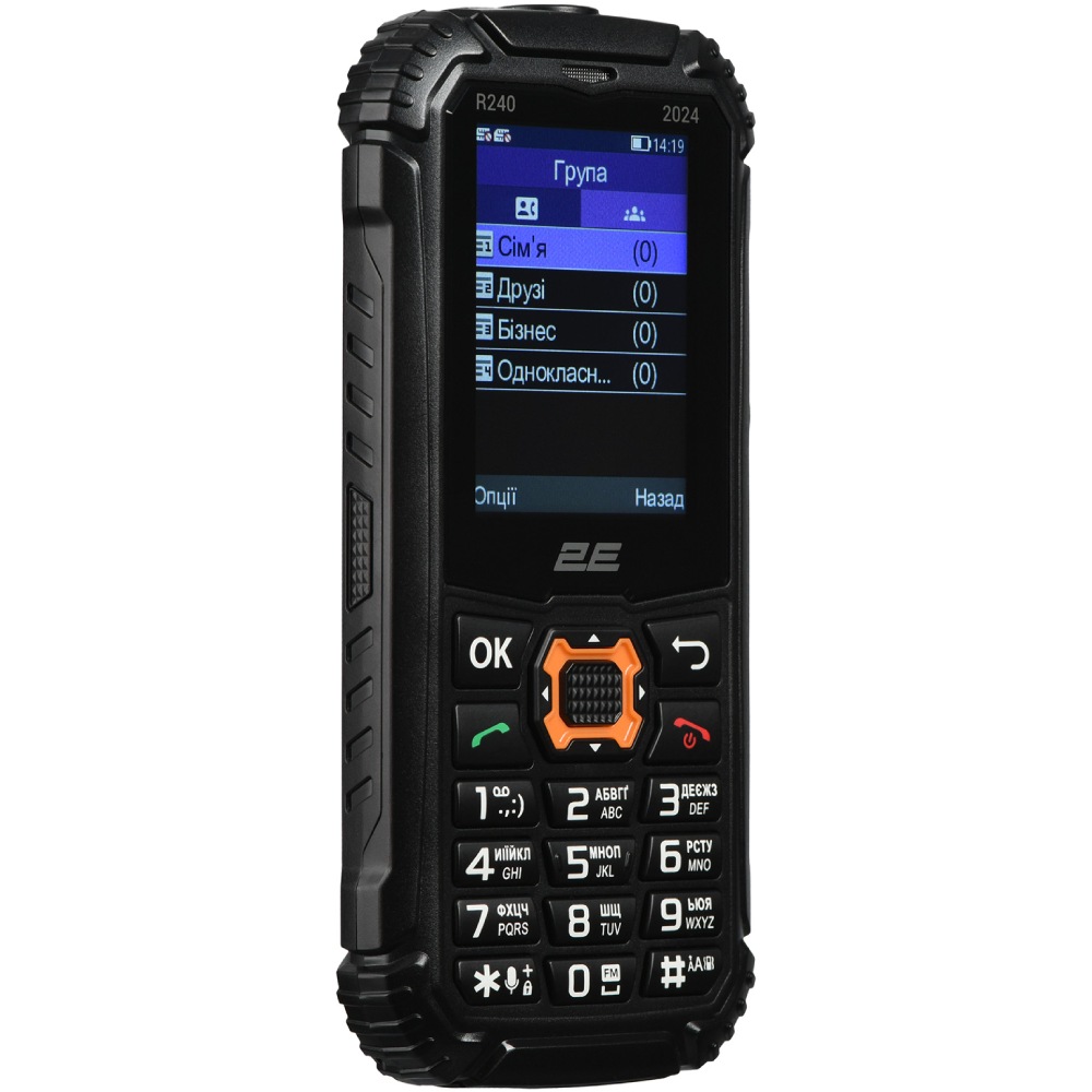 Мобильный телефон 2E R240 2025 Dual Sim Black (694743657623) Мобильный телефон 2E R240 2025 Dual Sim Black (694743657623) Встроенная память, Гб 32