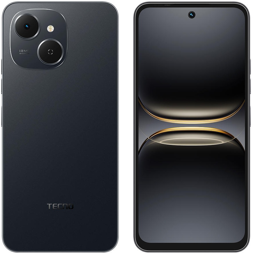 Смартфон TECNO Spark 40C (KM4k) 4/128GB Ink Black (4894947092459) Вбудована пам’ять, Гб 128