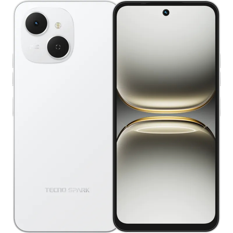 Смартфон TECNO Spark 40C (KM4k) 4/128GB Veil White (4894947093036)