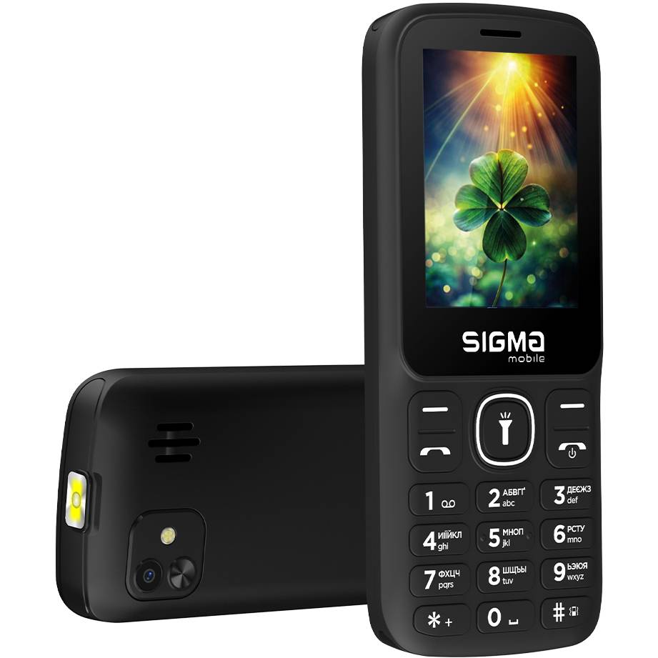 Внешний вид Мобильный телефон SIGMA X-style 242 LUCKY Black