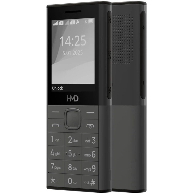 Зовнішній вигляд Мобільний телефон HMD 150 MUSIC TA-1703 DS Dark Grey