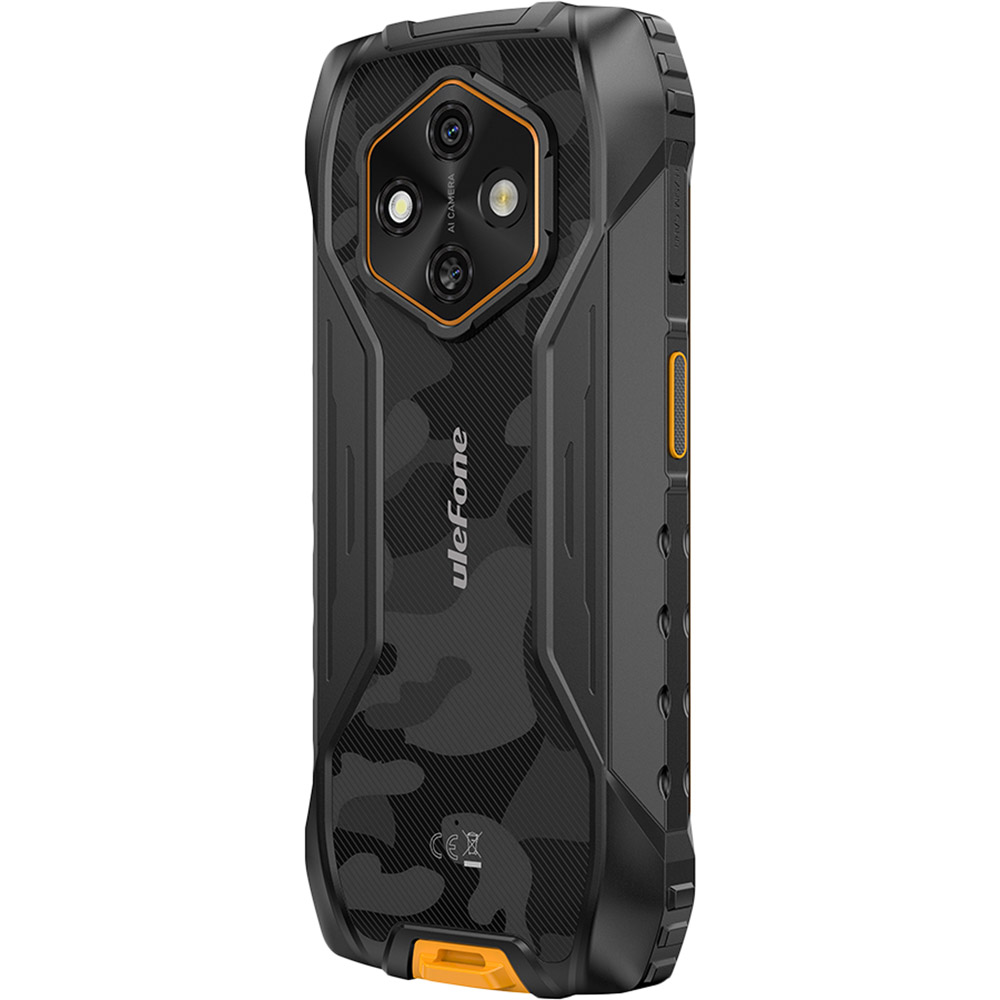 В Фокстрот Смартфон ULEFONE Rugking 4 Pro 8/256Gb Black-Orange (6975326660921)