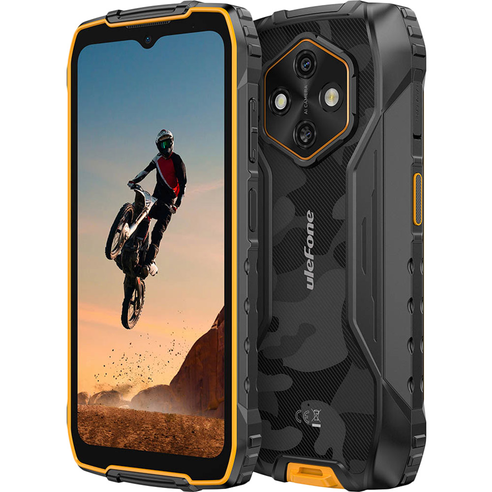Фото 19 Смартфон ULEFONE Rugking 4 Pro 8/256Gb Black-Orange (6975326660921)