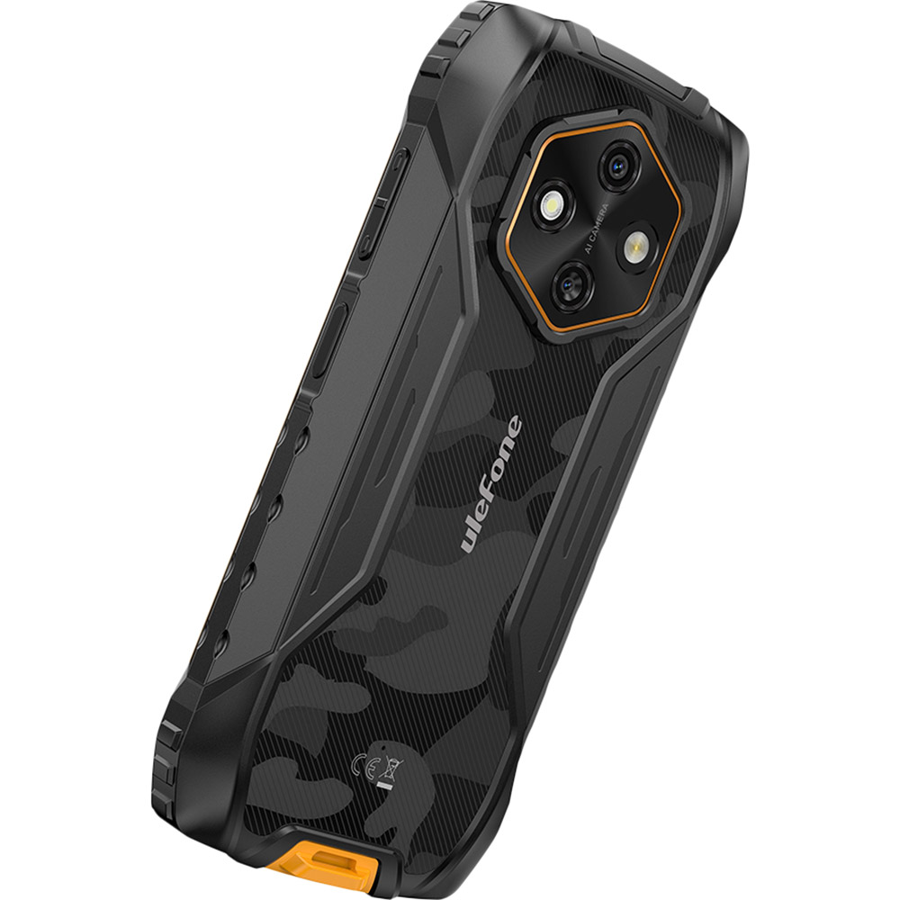 В Украине Смартфон ULEFONE Rugking 4 Pro 8/256Gb Black-Orange (6975326660921)